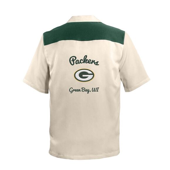 Green Bay Packers Spare Men's Bowling Shirt - Picture 2 of 2